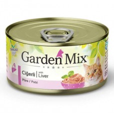 Garden Mix Pate Tahılsız Ciğerli Kedi Konservesi 85 Gr