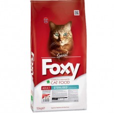 Foxy 32 / 10 Sterilised Tavuk Etli Kısırlaştırılmış Kedi Maması 15 Kg