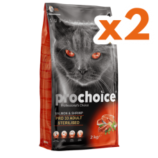 Pro Choice Pro33 Kısırlaştırılmış Somonlu Kedi Maması 2 Kg x 2 Adet