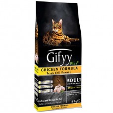 Gifyy Plus Chicken Tavuk Etli Yetişkin Kedi Maması 15 Kg