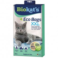 Biokats Eco Bags Kedi Kumu Hijyen Torbası XXL (12'li Paket)