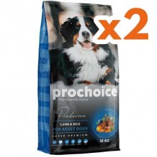 Pro Choice Proderma Kuzu Etli Köpek Maması 18 Kg x 2 Adet