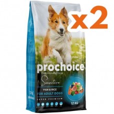 Pro Choice Sensitive Balıklı Hassas Köpek Maması 12 Kg x 2 Adet