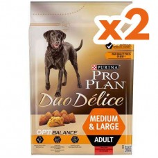 Pro Plan Duo Delice Gerçek Sığır Etli Köpek Maması 2,5 Kg x 2 Adet