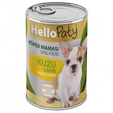 Hello Paty Premium Puppy Pate Kuzu Etli Yavru Köpek Yaş Maması 415 Gr