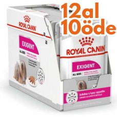 Royal Canin Pouch Exigent Adult Tüm Irklar İçin Köpek Yaş Maması 85 Gr - BOX - 12 Al 10 Öde